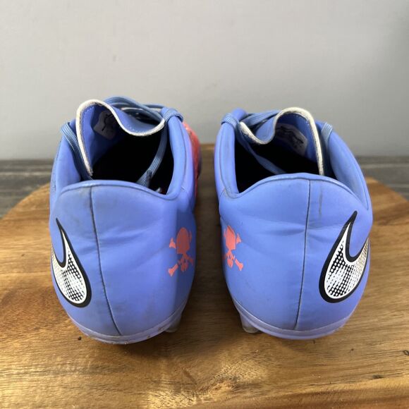 Nike Hypervenom Phelon FG Womens Size 10 Soccer Cleats Blue Pink 599077-641 - Picture 4 of 8